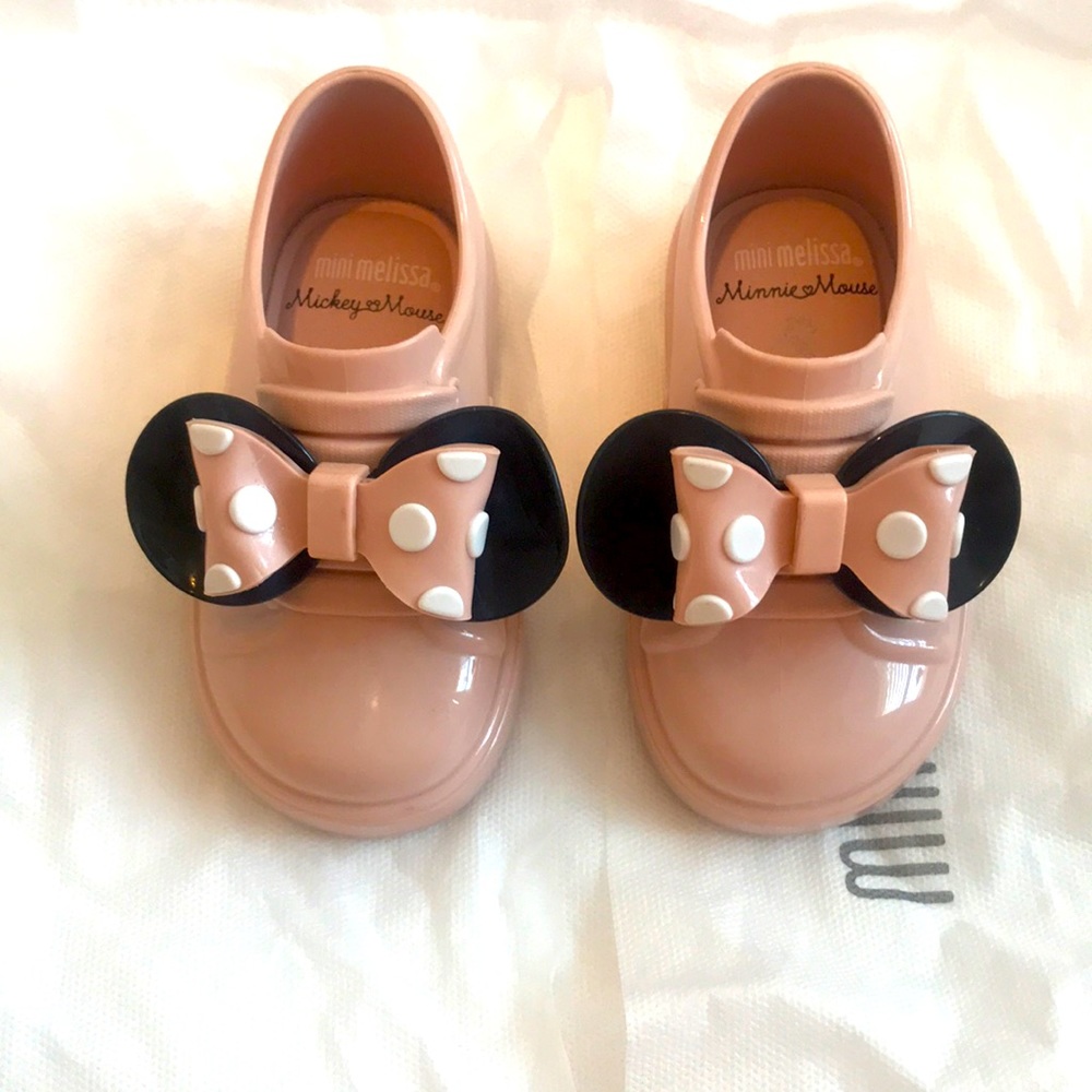 Mini Melissa shoes.